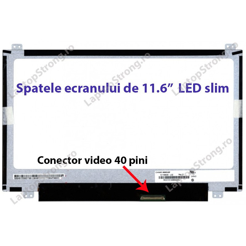 Display Packard Bell 11.6" LED Slim HD 1366 x 768