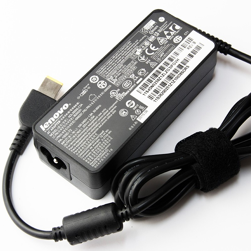 Incarcator pentru laptop Lenovo Thinkpad T440 20V 3.25A 65W mufa dreptunghiulara galbena