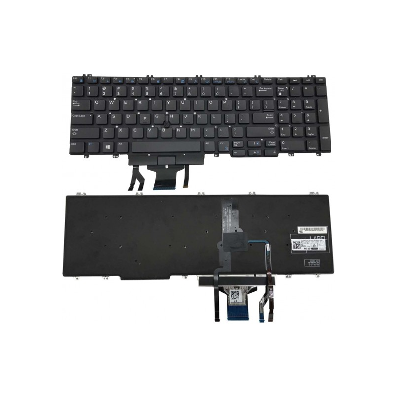 Tastatura laptop iluminata Dell Precision 7530 7540 7730 7740 5501 5510 5511