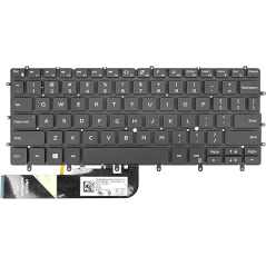 Tastatura laptop iluminata DELL XPS 13 9370 9380 7390 9305 P82G 03CM18 343NN NSK-EN0BC NSK-EN0BW