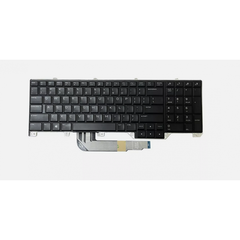 Tastatura iluminata laptop DELL ALIENWARE 17 R4 M17 R5 NSK-EE0BC 01 0CF2YW CF2YW NSK-EE0BC 1D PK131QB1A01