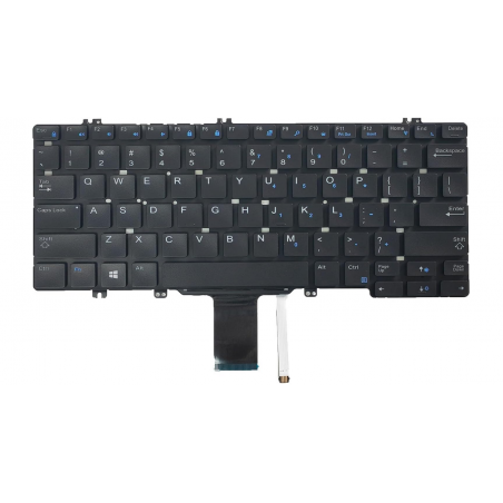 Tastatura iluminata laptop Dell E5280 5280 5288 5289 7280 7290 7380 0C9M3Y 0F5P5D