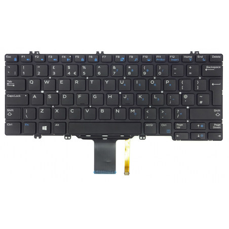 Tastatura iluminata laptop Dell 5280 5289 5290 7280 7290 7390 7390 7380 7389 JF8W7 0JF8W7