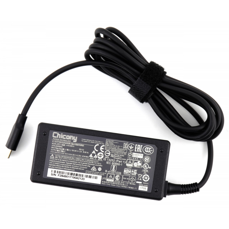 Incarcator Acer Chromebook Vero 514 CBV514-1H 314 CB314-1H 45w conector USB Type-C