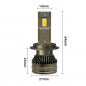 Set 2 becuri auto LED H9 110W reali 16.000Lumeni CanBus Plug-and-Play fara eroare + CADOU Set 2 becuri auto LED H9 110W reali 16.000Lumeni CanBus Plug-and-Play fara eroare + CADOU