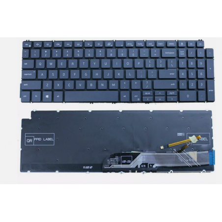 Tastatura iluminata laptop Dell Inspiron 5502 5505 7500 7506 G15 5510 5515 5521 5520 7590 7591 7791 3510 3501 3502 3505 7000