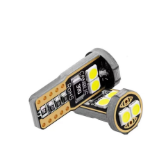 Set 2 becuri auto LED pozitie si interior T10 6 LED-uri CanBus Plug-and-Play fara eroare LaptopStrong®