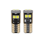 Set 2 becuri auto LED pozitie si interior T10 6 LED-uri CanBus Plug-and-Play fara eroare LaptopStrong®
