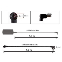 Incarcator laptop Asus 120W / 6.3A / 19V / conector 5.5 * 2.5 mm