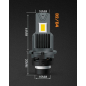 Set 2 becuri auto LED D2S 120W 20.000Lumeni CanBus Plug-and-Play fara eroare + CADOU Set 2 becuri auto LED D2S 120W 20.000Lumeni CanBus Plug-and-Play fara eroare + CADOU